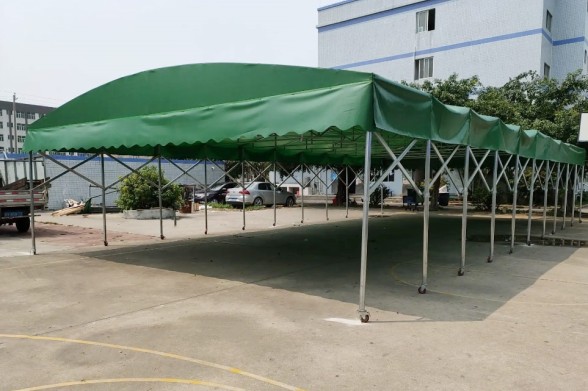 山东烧烤推拉篷清洁保养